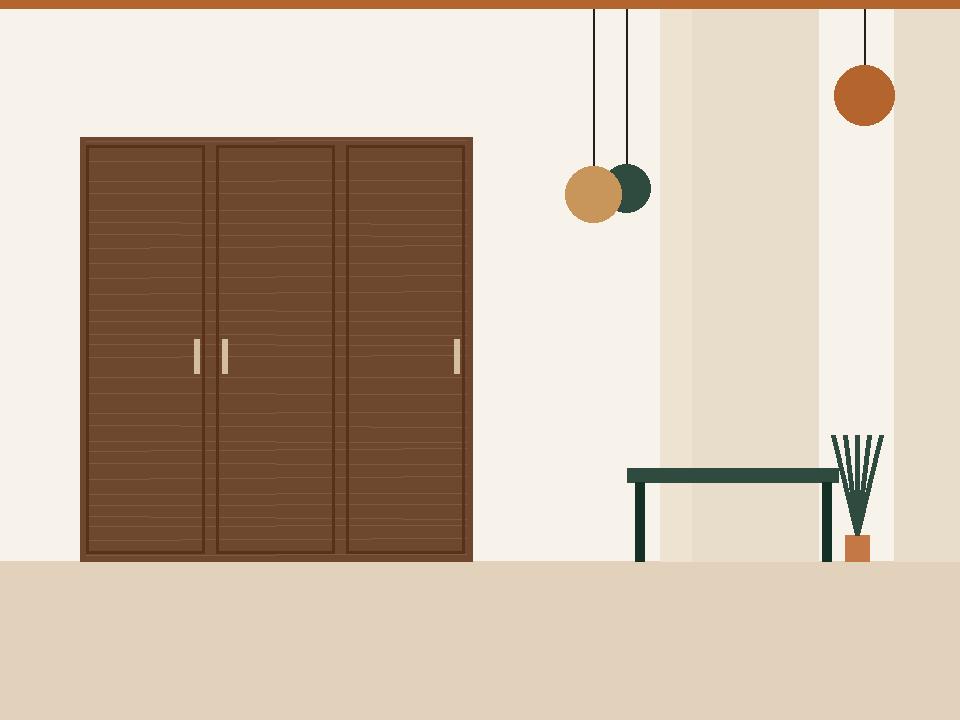 Custom dry kitchen with walnut-toned cabinet doors