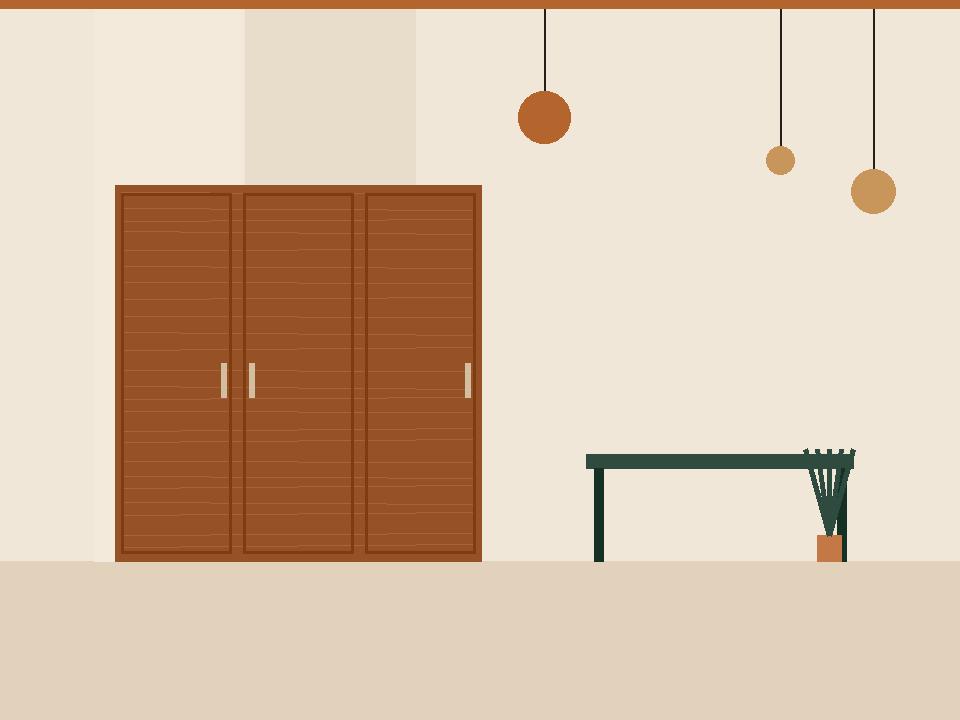 Walk-in wardrobe in light oak with open shelving and drawers
